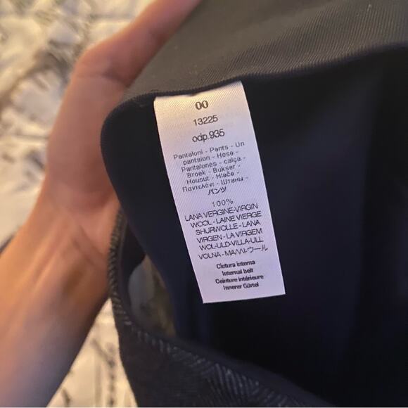 FORTE FORTE 100% Wool High Rise Grey Trouser Pant Size 00 13225_my pants - Picture 12 of 16